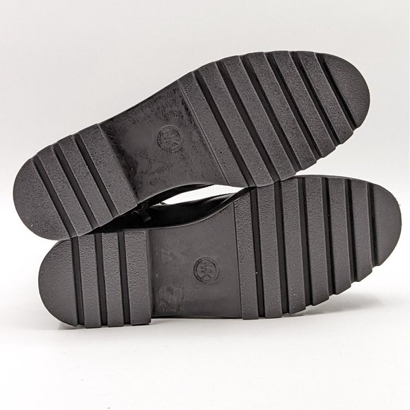 Michael Kors Women Bryce Platform Black Leather Lace Combat Boots US 9.5 M NEW - Picture 6 of 10